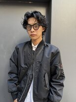 ノラ シブヤ(NORA)&nbsp;常田大輝風メンズミディアムウルフパーマ