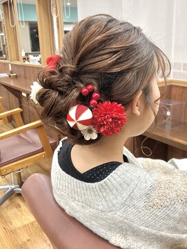 トップヘアー 中庄店(TOP HAIR fuapua) 二十歳の集い『Nao』