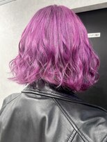 ロウル 渋谷(LOWRL)&nbsp;ピンクバイオレットカラー/ケアブリーチ