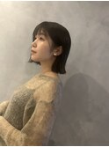 切りっぱなしボブ