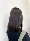 伸ばしかけも酸性ストレートで