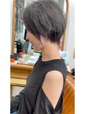 大人ショートボブ×ハンサムショート  20代30代40代/白髪ぼかし