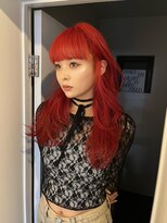 ゾーイダイミョウ(ZOEY daimyo) ブリーチなしのダブルカラーでred