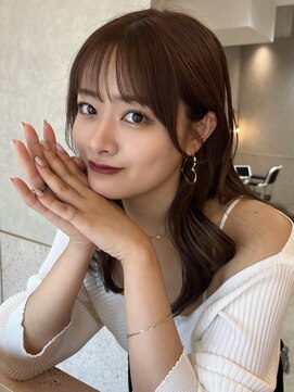 ルームバイシー 新宿(Loom. by Sea) 前髪顔まわり×レイヤーカット【新宿/韓国ヘア】