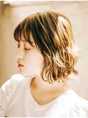 フェミニンロング似合わせカットミディアムスパイキーショート