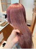 ブリーチカラー×カシスピンクカラー