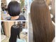 ヘアアトリエ ナイン(hair atelier nine)の写真/癖毛やうねりのお悩み解消!低刺激でダメージレス*素髪のような自然な仕上がりに♪[福島市/森合/学割U24]