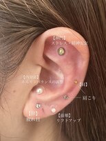 ユウホウ(YUHOU)&nbsp;耳つぼジュエリー