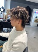 波巻きツイストスパイラルパーマ/フェザーパーマ/眉毛/メンズ