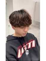 オーシャントーキョー 仙台(OCEAN TOKYO)&nbsp;シャドウパーマ波巻きスパイラルマッシュツーブロック無造作