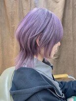 テトラ バイ ネオリーブ 横浜西口店(tetra by neolive)&nbsp;ウルフレイヤーケアブリーチパープルカラー横浜N