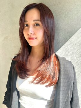 フィルム(FILM) 【FILM 梅本】縮毛矯正/カシミアストレート/艶髪/レイヤーカット