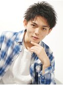 王道ショートレイヤー　アップバング　束感　鹿児島ショート