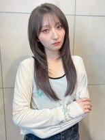 トゥルーズ 梅田店(TLUUS)&nbsp;TLUUS似合わせカットダークアッシュミディアムレイヤーカット