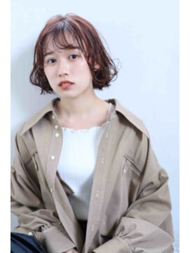 ヘアーパレス フタバ(Hair palace FUTABA) ゆるふわミディアム/ココアブラウン