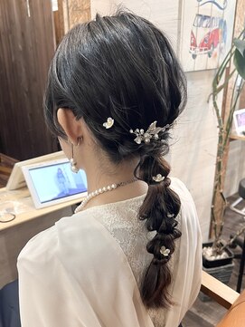 リリー シブヤ(Lilly shibuya) 【Lilly渋谷】#ヘアセット#ヘアアレンジ#編み込み#編み下ろし