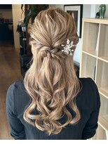 アパートメントヘアー&nbsp;佐賀/ヘアセット/ヘアアレンジ/結婚式/二次会/成人式/リボン