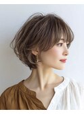 似合わせショートボブ白髪ぼかし脱白髪染め30代40代50代60代