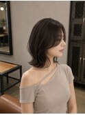高感度ミディアムボブ
