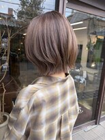 コレット ヘアー 大通(Colette hair)&nbsp;秋色ボブ/ボブ/レイヤーボブ/透明感カラー/赤み消し