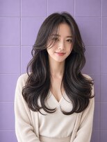 ヘアーサロン 6(hair salon) 顔まわりレイヤー×韓国風くびれロング