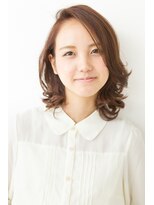 ハピエル 経堂(HAPPIEL) セミディパーマスタイル