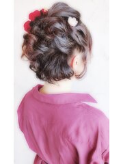 成人式☆ヘアセット+メイク