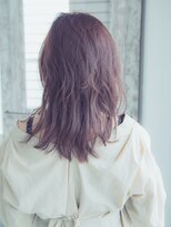 ラ ソール ヘア(La sol HAIR)&nbsp;暗髪色っぽセミディ