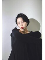 ヘアーアンドアトリエ マール(Hair&Atelier Marl)&nbsp;【Marl】黒髪ショートに赤リップメイク♪