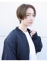 ヴィス ベリー店 センター分け＃ハンサムショートカット【前田泰助】