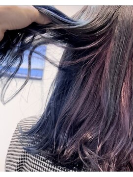 ラニハナクドウ(lanihana.kudo) +*~デザインブリーチwithグレー&ブルー&ピンク~*+