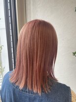 ネオリーブサイン 大森店(Neolive sign) ブリーチ　ハイトーンカラー【オレンジミルクベージュ】