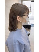 ドゥマン(Demain) 小顔補正立体カット×ナチュラルボブ 10代20代30代40代50代