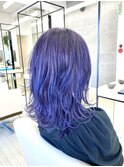 【髪質改善×ハイトーンカラー】　ラベンダーブルーヘアカラー♪