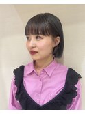【ミニボブ】【ワイドバング】