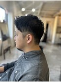MEN’S HAIR マッシュパーマアッシュブラックカルマパーマ