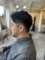 ソイクフ(SOY KUFU)&nbsp;MEN’S HAIR マッシュパーマアッシュブラックカルマパーマ