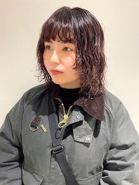 シテン(SITEN) ミディアムパーマ/ボブ/ブラウン