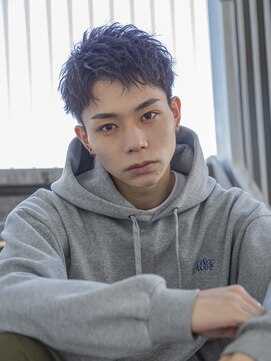 アイヴィ 表参道(IVY) 小久保Style☆ハイライトアッシュブラックマッシュパーマウルフ