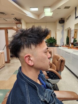 アポロカットステージ 相模大野店 アップバング/ツーブロックマッシュ<理容室>[メンズ/相模大野]