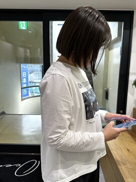 オーシャン(Ocean) ［Ocean Hair&Life 水田］春夏人気☆重ため切りっぱなしボブ