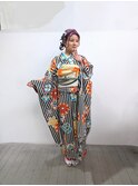着付けとヘアーセット