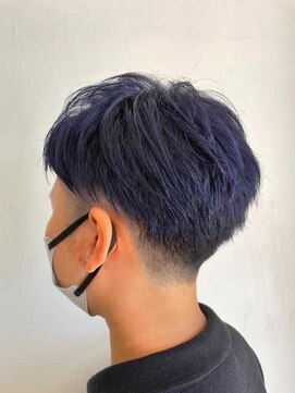 ノッシュ 七隈店(Hair Spa Nosh) 刈り上げショート/ブルーブラック/１mm