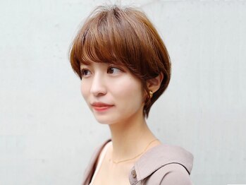 アイビー 吉祥寺(aivee)の写真/【再現性&モチ◎】aiveeオリジナル"小顔補正ショート"♪mm単位の繊細技術で本当に似合うデザインを叶える！