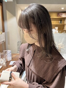 ヘアー アイス ルーチェ(HAIR ICI LUCE) ケアブリーチダブルカラー　グレージュ/堀場