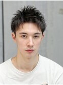 オニキスアッパーショート　かき上げヘア