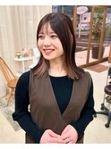 アメリ女子の顔周りカット♪