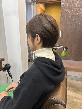 ヘアメイク デザート(HAIR MAKE DESART) 木村法子【ショート×ベージュ】