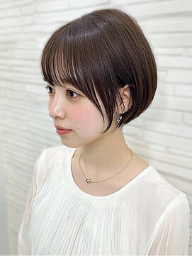 アビリタ(abilita) ショート　丸みショート　再現性カット　暖色系カラー　30代40代