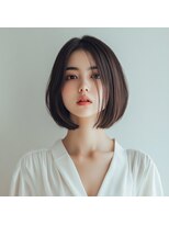 e.m.a プレミアムビューティーサロン 栄駅店(e.m.a PREMIUM BEAUTY SALON)&nbsp;ミディアムボブ